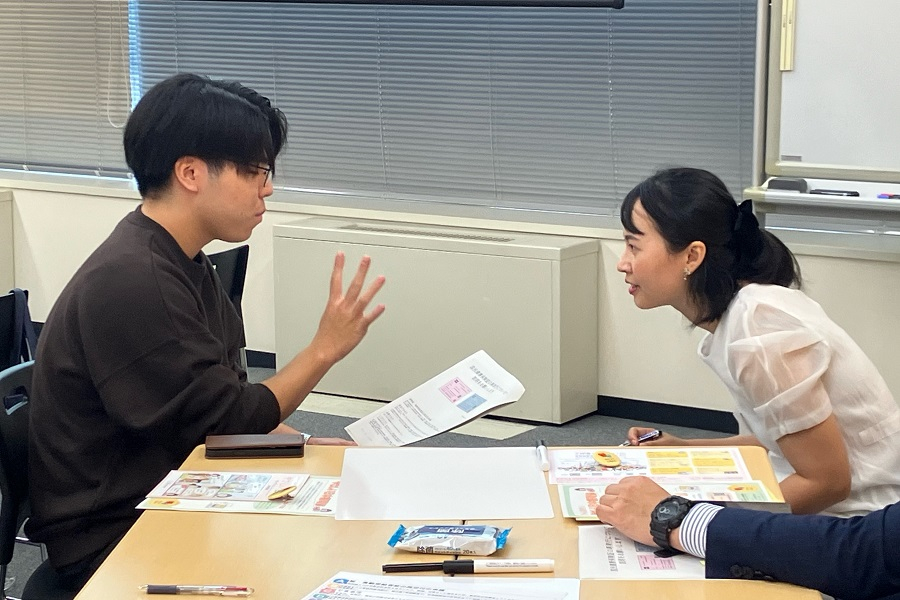 「はじめてのやさしい日本語」研修チラシの画像