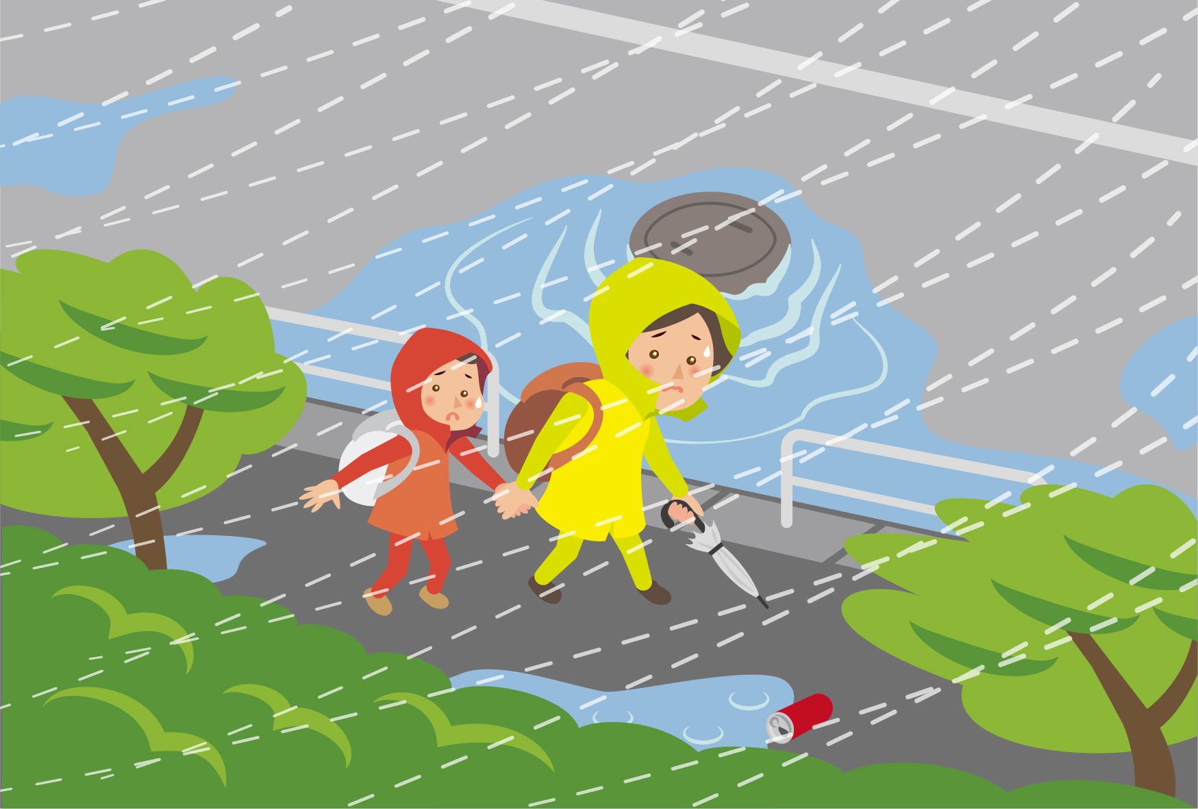 Về mưa lớn và bão