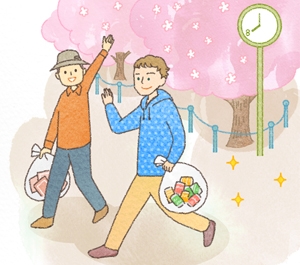 ルールとマナーを守ってお花見を!